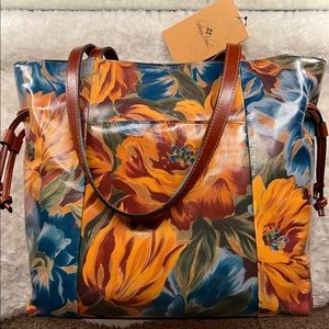 Patricia Nash Everton Tote in Marigold Harvest